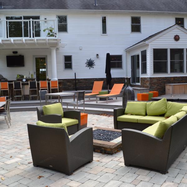 outdoor living space