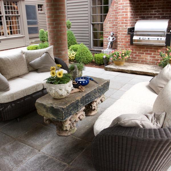 outdoor living space