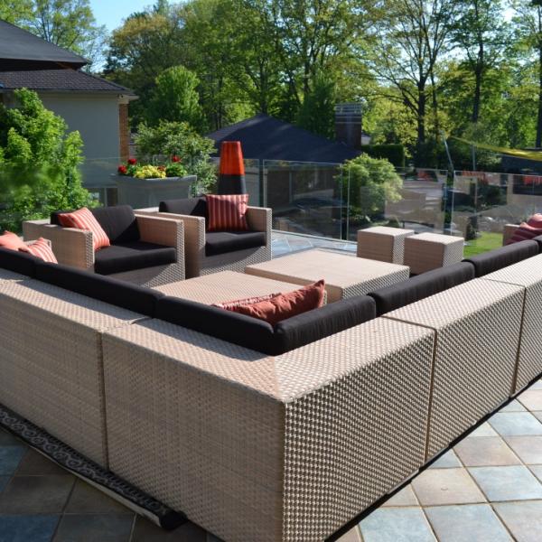 outdoor living space